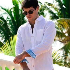 Kenny Flowers THE SOL SEARCHER - LONG SLEEVE LINEN SHIRT